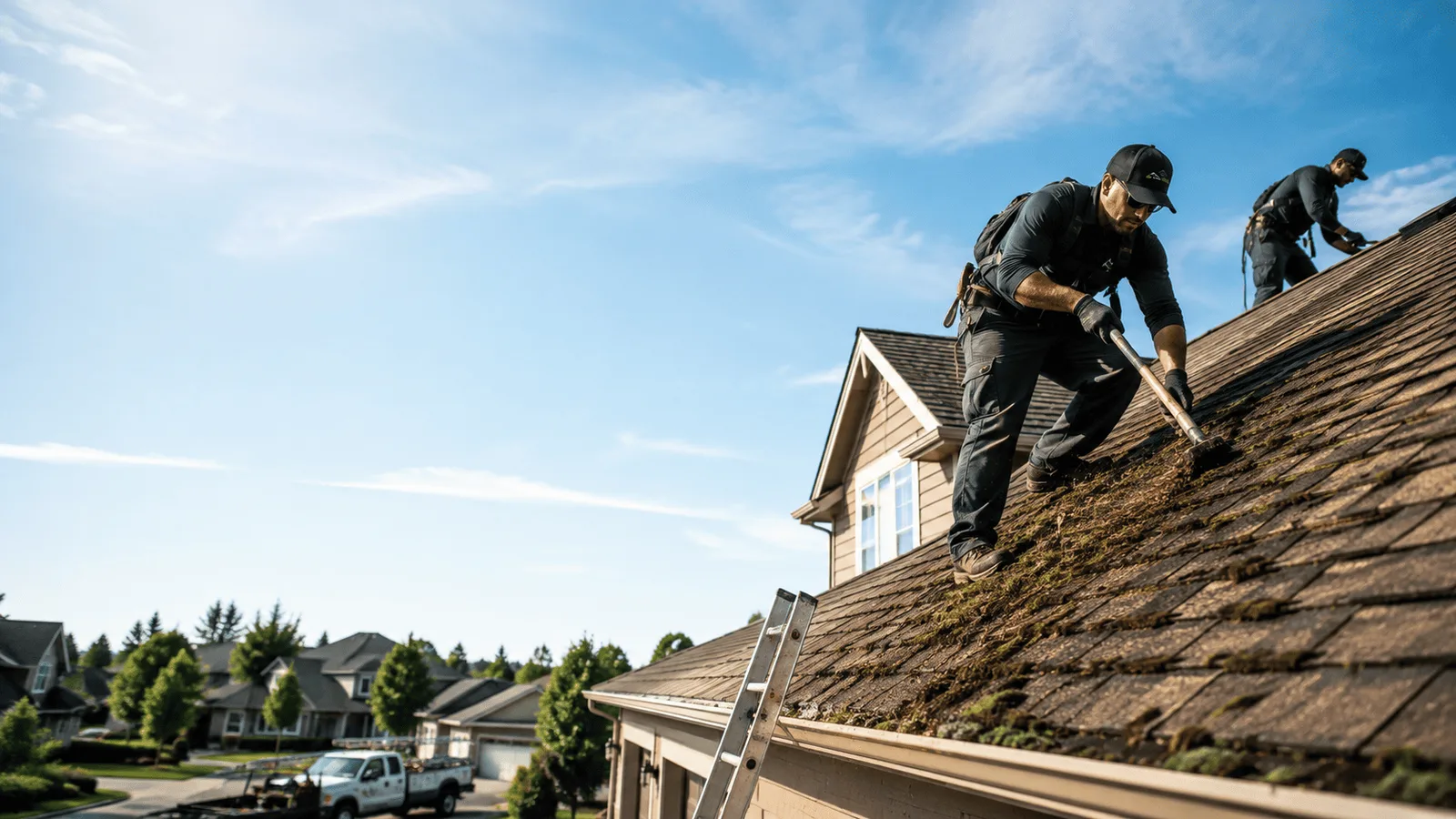 Roof Moss Removal in Westchester, IL near me